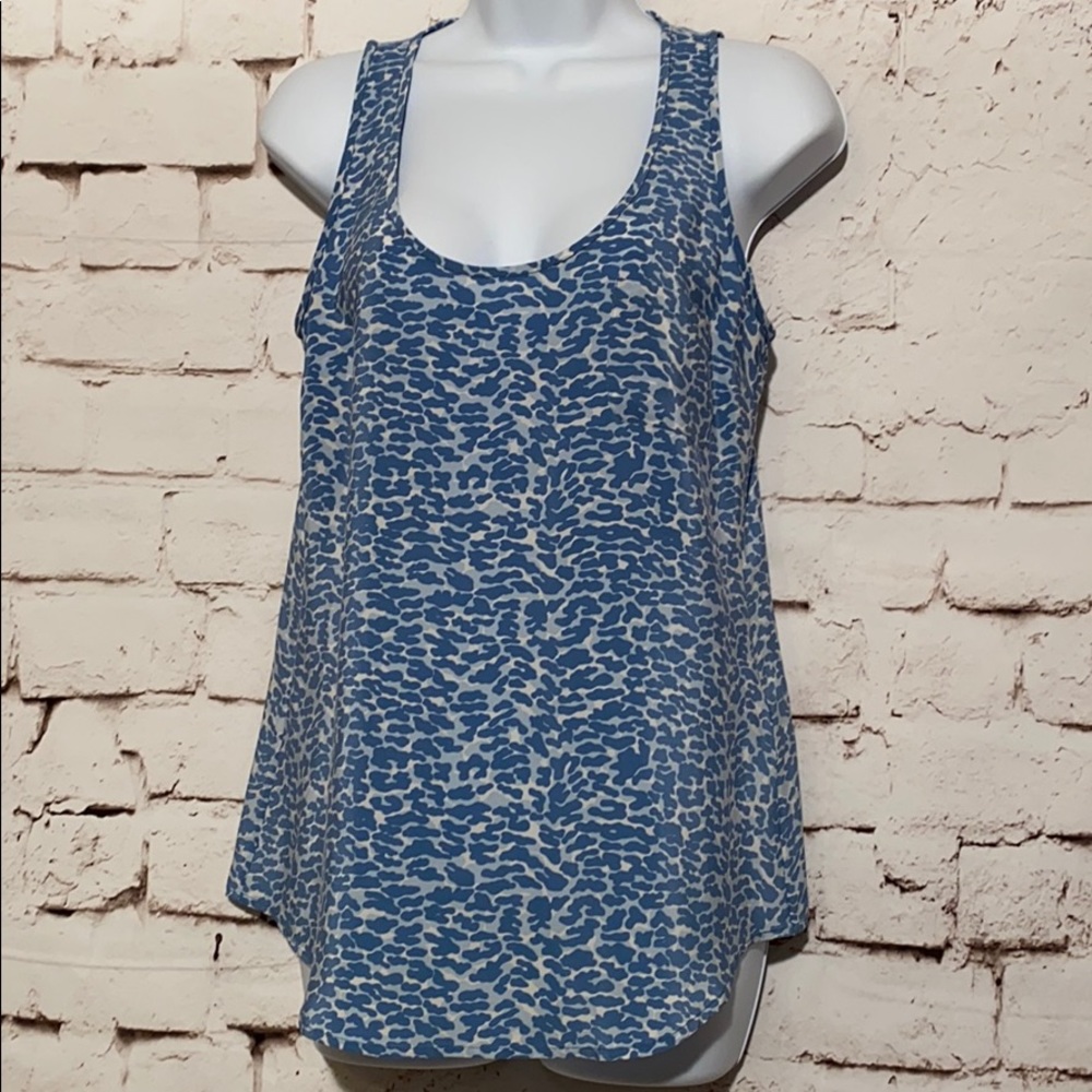 Joie Printed Silk Tank, Size XS
